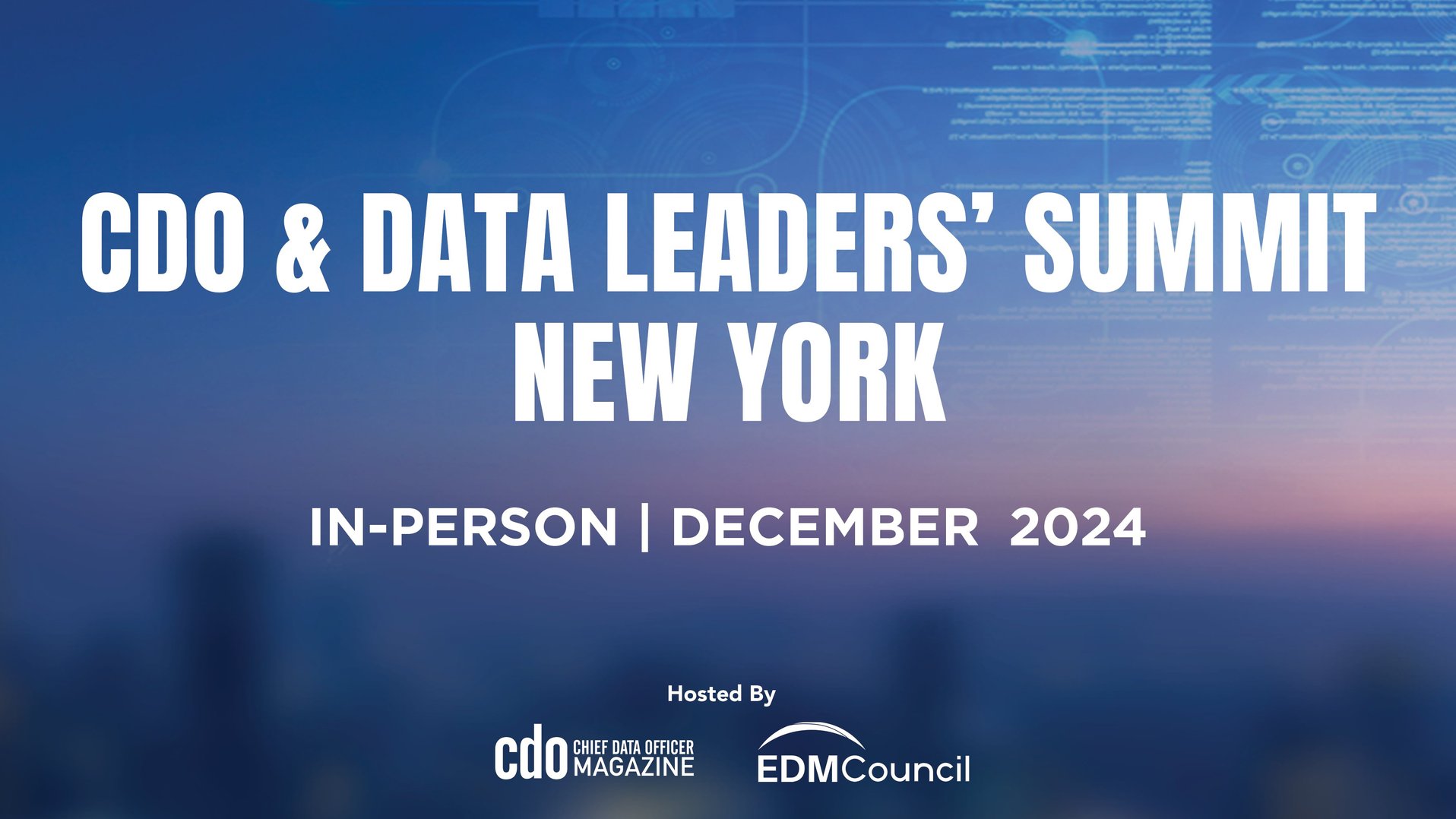 CDO Data Leaders Summit New York 2024